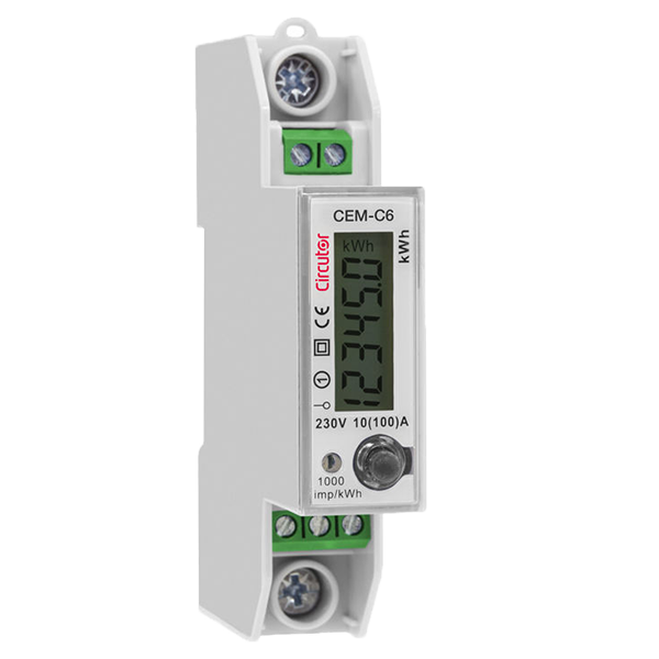 Compteur d'énergie direct 1P+N100A CEM-C6