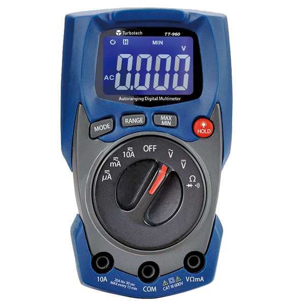 Multimètre numérique TRMS 600V TT960